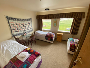 with shared bathroom room