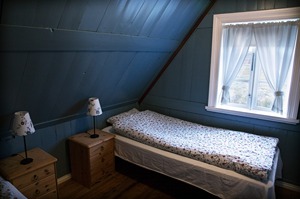 Twin room with shared bathroom room