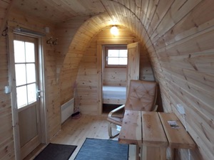Triple Camping Pods room