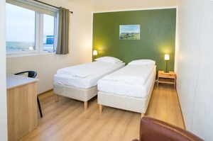 Basic Double or Twin Room, View of parking lot room